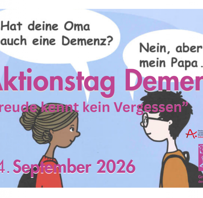 Ausschnitt des Plakates Aktionstag Demenz // © Deutsche Alzheimer Gesellschaft e. V. Ausschnitt des Plakates Aktionstag Demenz // © Deutsche Alzheimer Gesellschaft e. V.