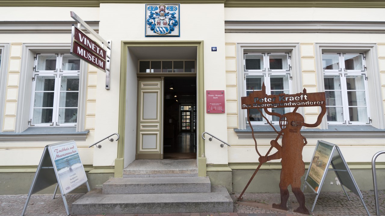 Eingang zum Vineta Museum, &copy; Moritz Kertzscher