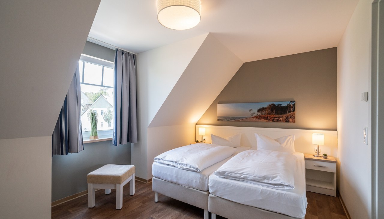 Slaapgedeelte in het duinhuis, &copy; Alexander Rudolph@DOMUSimages