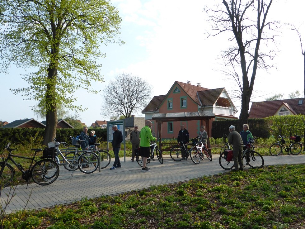 der Rastplatz gegenüber dem Tierpark Ueckermünde // © Uta Sommer der Rastplatz gegenüber dem Tierpark Ueckermünde // © Uta Sommer