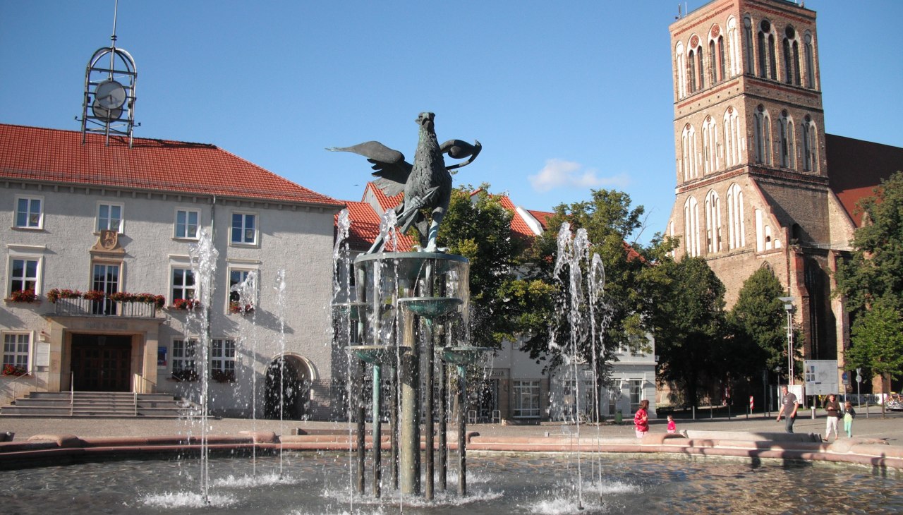 Marktplatz in Anklam, &copy; Tourismusverband Vorpommern e.V.