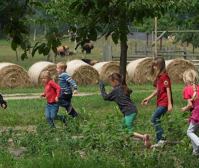 Plezier en spelletjes op kinderdag, &copy; Naturerlebnispark Gristow