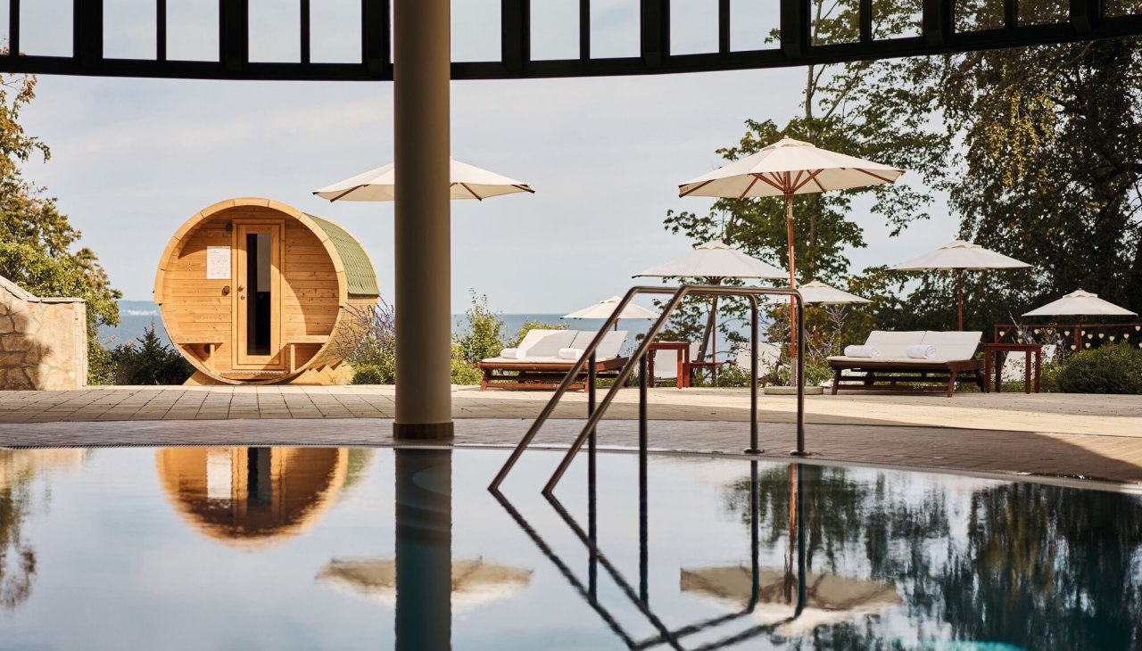 Fasssauna mit Ostseeblick, © Arne Nagel AMOA e. K