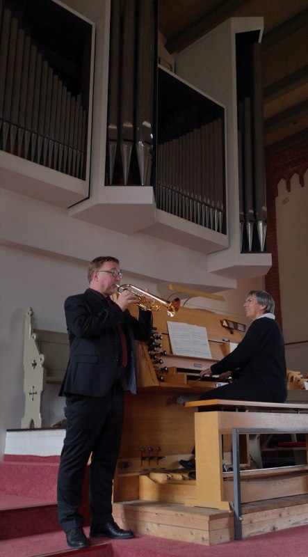 Die Akteure Christian Packmohr und Christiane Werbs // &copy; Ch. Werbs