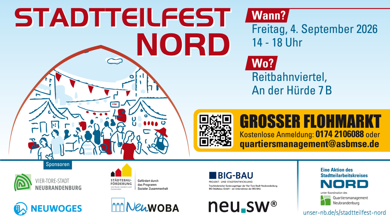 Plakat Stadtteilfest Nord // © ASB Plakat Stadtteilfest Nord // © ASB