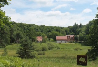 Blick auf die Nationalpark-Information Serrahn, &copy; TMV/Bodieschek