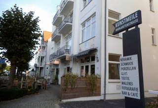 Wegweiser in die Kunstmeile von Binz, &copy; Tourismuszentrale R&uuml;gen