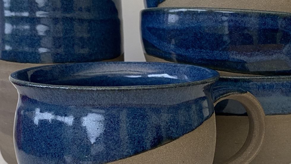 Graublaue Keramiken, &copy; Gregorowius