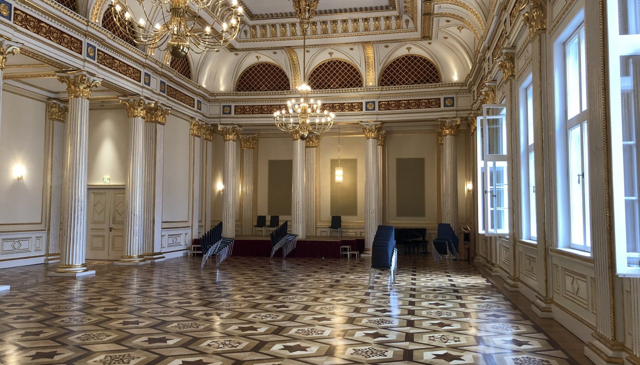 Goldener Saal in Schwerin, © Bianca Wagner Goldener Saal in Schwerin, © Bianca Wagner