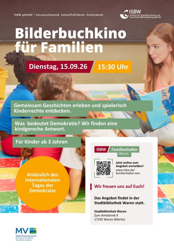 Das zweite Bilderbuchkino! // © ISBW gGmbH (Verwendung genhemigt) Das zweite Bilderbuchkino! // © ISBW gGmbH (Verwendung genhemigt)