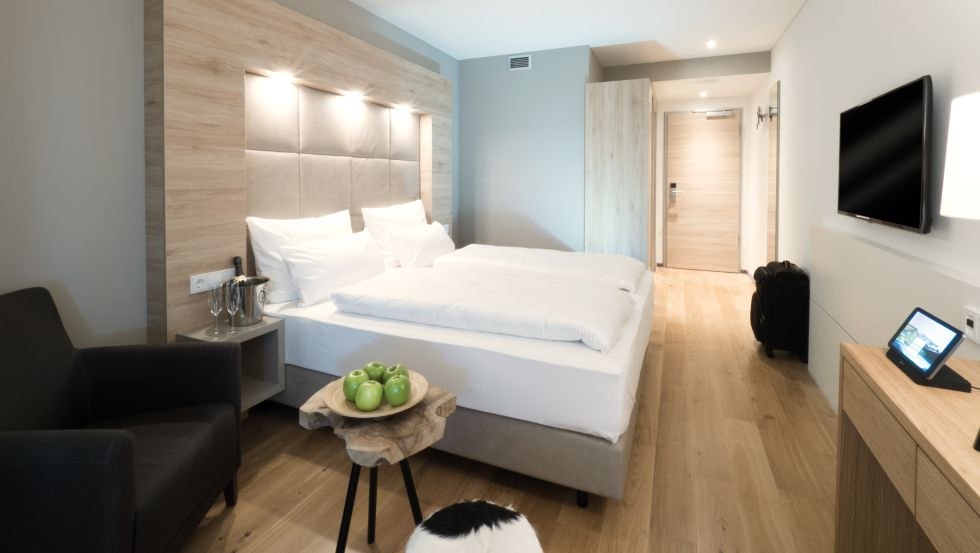 Standard-Doppelzimmer im Wonnemar-Resort // &copy; Wonnemar-Resort Wismar