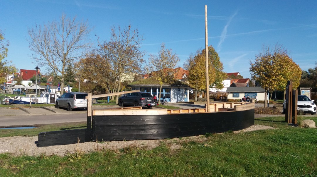 Salzprahm Hafen Damgarten, © M. Hagemann Salzprahm Hafen Damgarten, © M. Hagemann