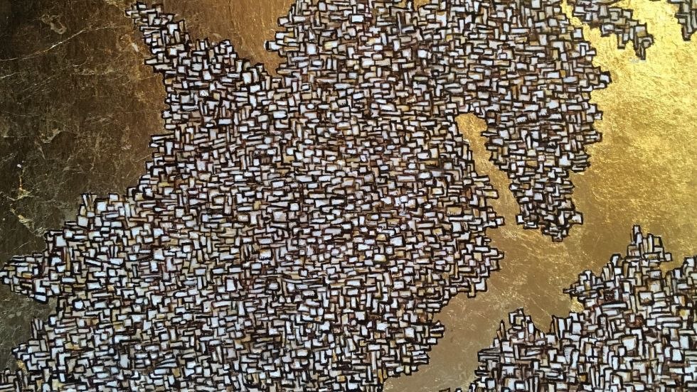 Kreation VI, Mixed Media auf Papier, &copy; Floriane Kalz