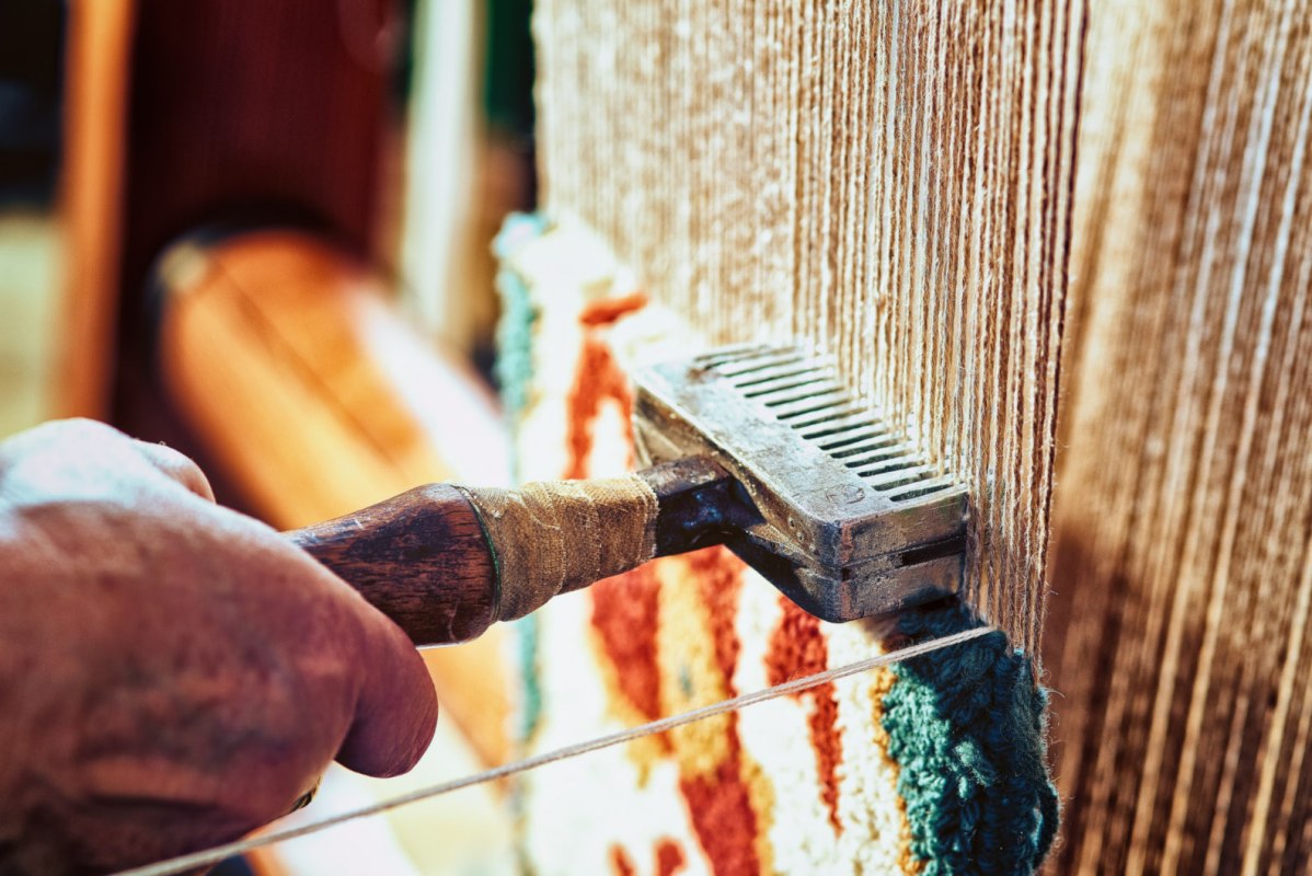 Knopen van Freest vissers tapijten // &copy; TMV@pocha.de