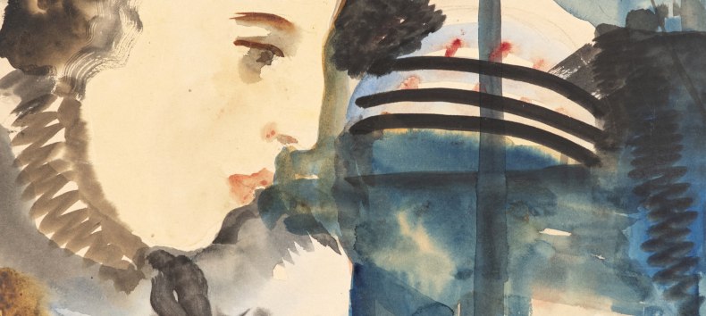 Alfred Partikel "Frauenbildnis (D. Partikel)", 1930, // &copy; DAEKVM ART/Galerie Alte Schule Ahrenshoop