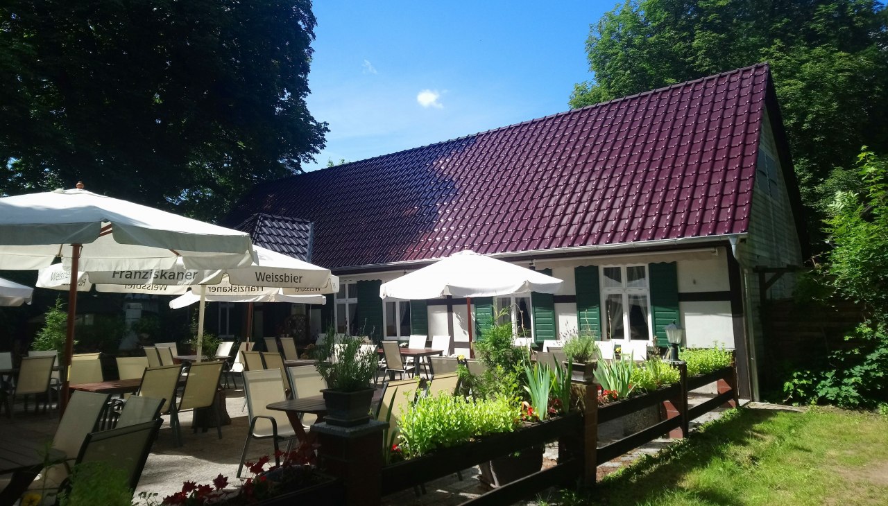 Ausflugsgastst&auml;tte Hohes Holz Terrasse, &copy; Jana Koch