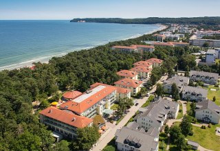 Tief unter dem kleinen Dünenwald schlummert heilkräftiges Thermalwasser // © Seehotel BINZ-THERME Rügen Tief unter dem kleinen Dünenwald schlummert heilkräftiges Thermalwasser // © Seehotel BINZ-THERME Rügen
