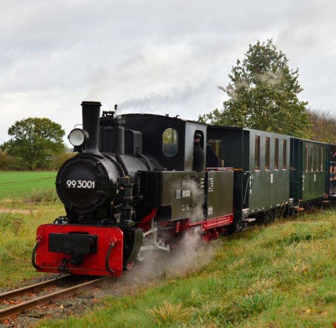 Dampflokomotive Strecke Kl&uuml;tz-Reppenhagen // &copy; Bernd Lotzow