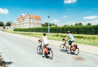 Hafenterrasse in der Hansestadt Stralsund // &copy; MV-T/G&auml;nsicke