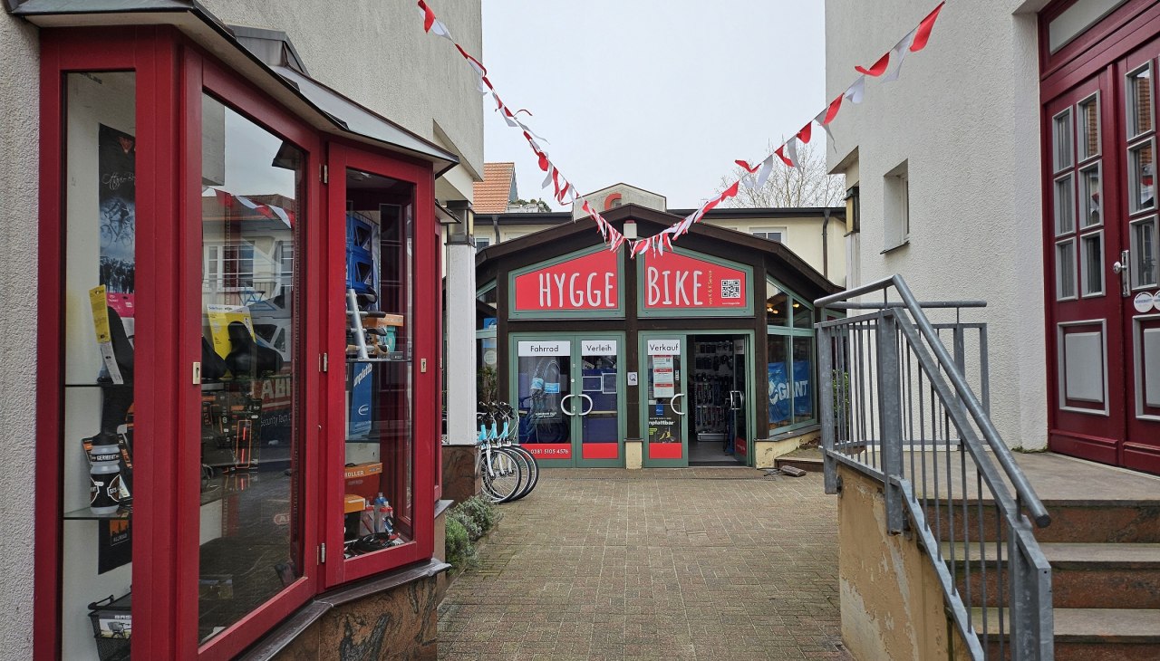 Unser Fahrradladen in der Mühlenstraße, ein bisschen versteckt im Hof, © K&K Service GmbH/Kim David Unser Fahrradladen in der Mühlenstraße, ein bisschen versteckt im Hof, © K&K Service GmbH/Kim David