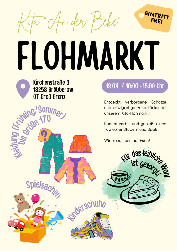 Amtsreport_Flohmarkt, &copy; Kita an der Beke