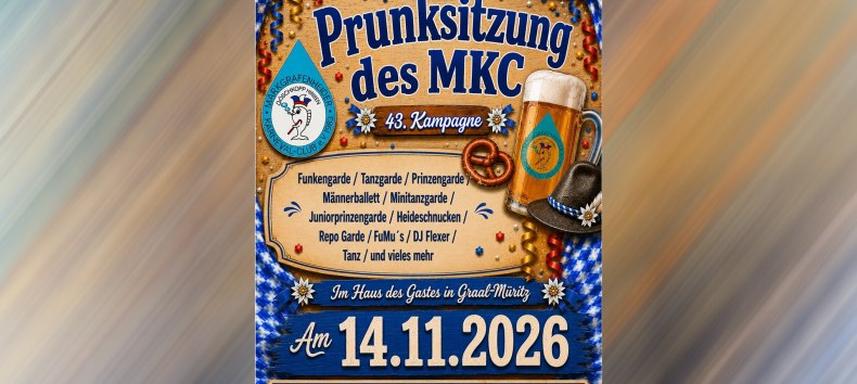 Prunksitzung des MKC – 43. Kampagne // © Markgrafenheider Karneval-Club e. V. Prunksitzung des MKC – 43. Kampagne // © Markgrafenheider Karneval-Club e. V.