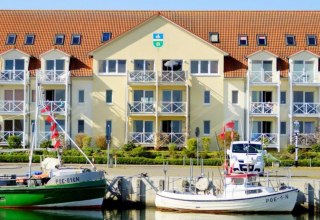 Außenansicht des Appartementhauses Insel Poel, © AVIP Appartement Vermietung Insel Poel