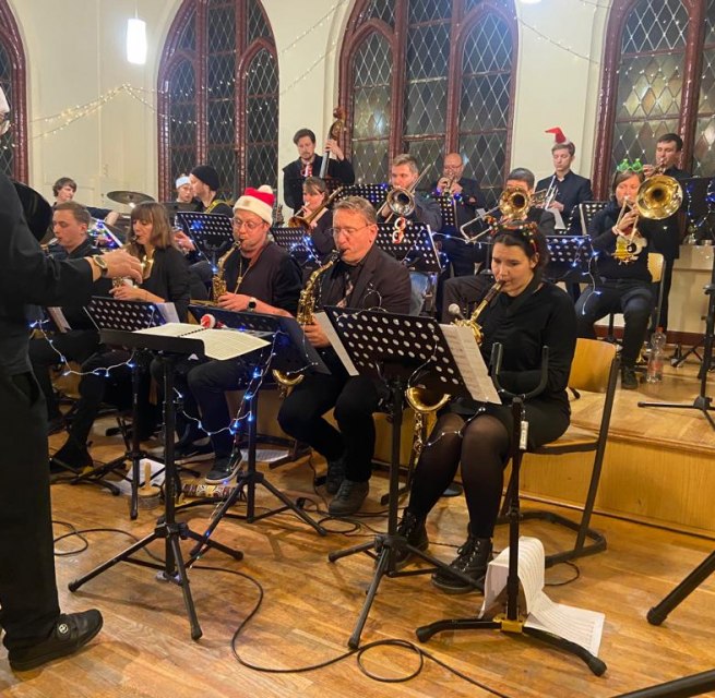 in der Aula der Musikschule Wismar, © The Jellyfish Jazz Orchestra e.V. in der Aula der Musikschule Wismar, © The Jellyfish Jazz Orchestra e.V.