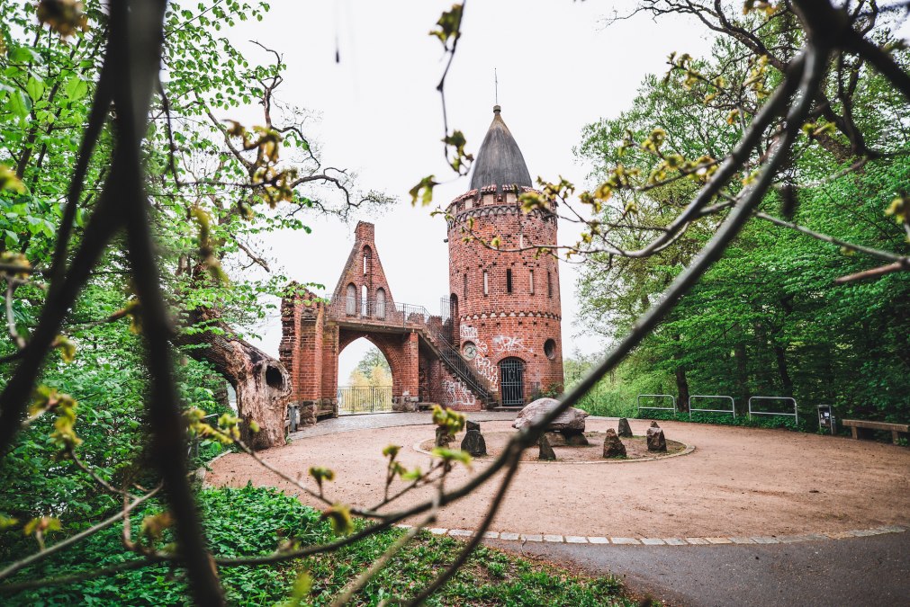 Reppiner Burg aus der hinteren Ansicht im Sommer, © TMV/Witzel Reppiner Burg aus der hinteren Ansicht im Sommer, © TMV/Witzel