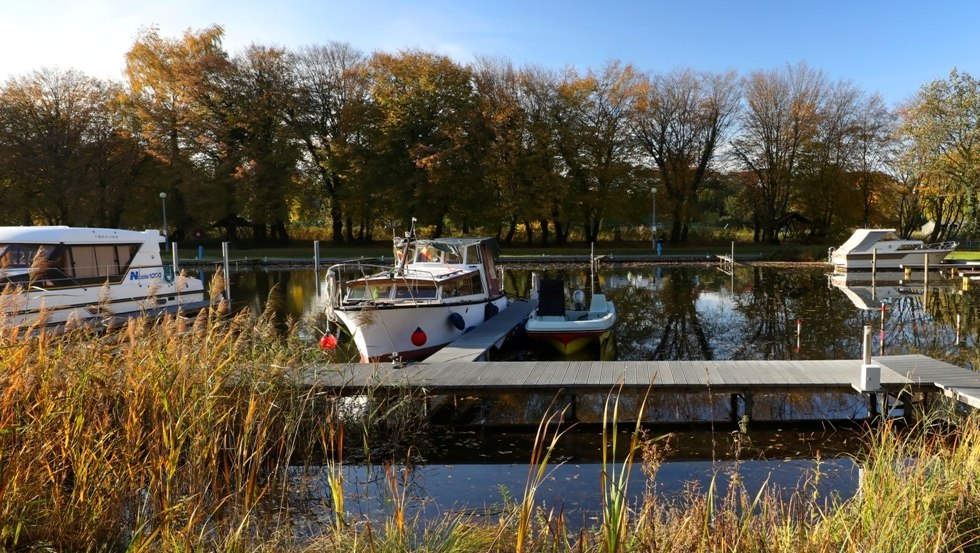 Jachthaven van de stad Lübz, © TMV/Gohlke Jachthaven van de stad Lübz, © TMV/Gohlke