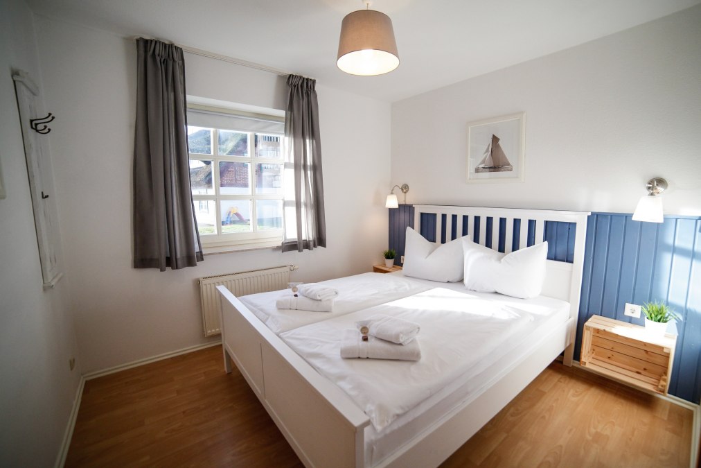 Captain Pahlen Ferienanlage - Terrassen-Appartement Schlafzimmer, © Captain Pahlen Ferienanlage Captain Pahlen Ferienanlage - Terrassen-Appartement Schlafzimmer, © Captain Pahlen Ferienanlage