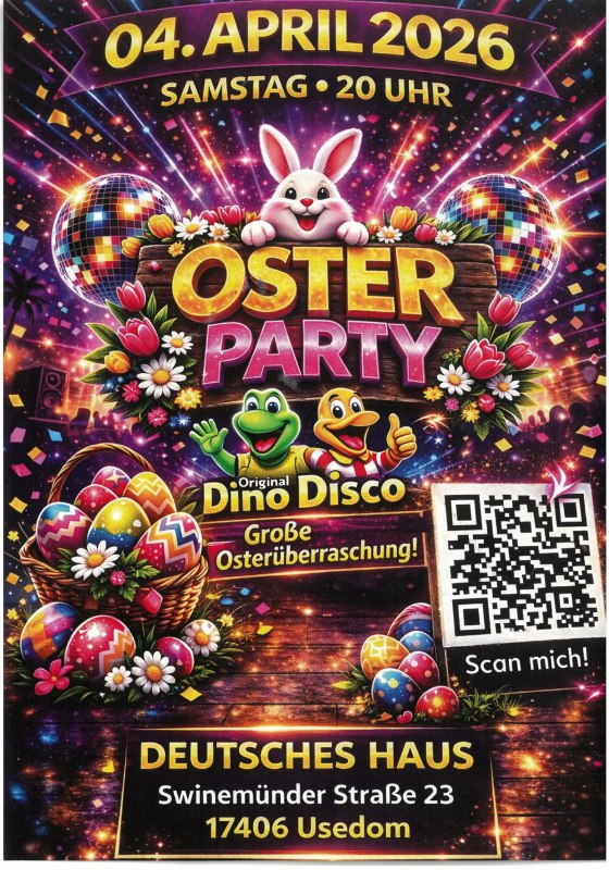 Oster-Party Original Dino Disco, &copy; Kirschstein