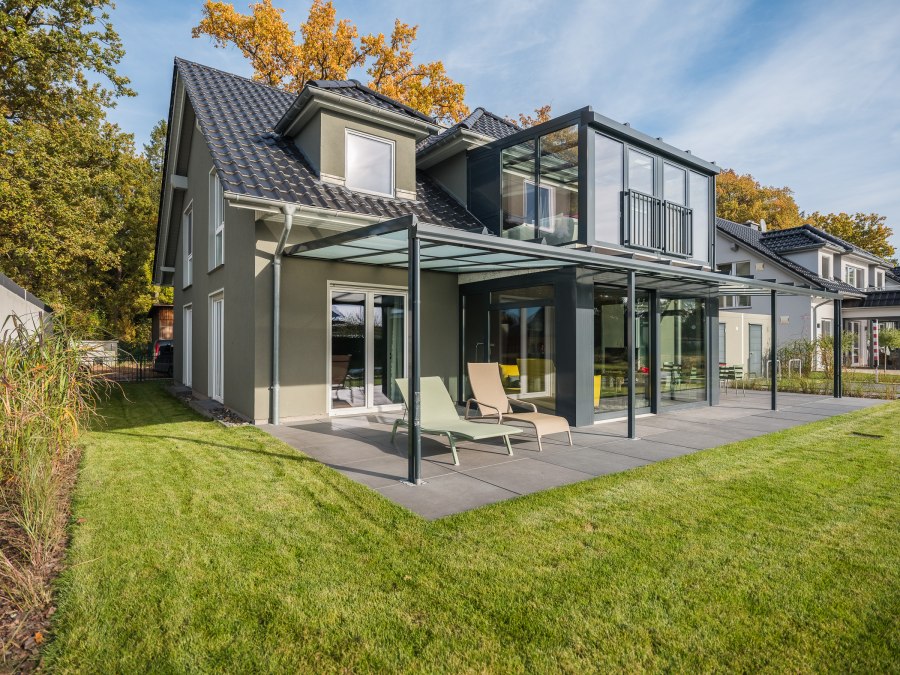 Blick auf das Ferienhaus, © Rabennest/Friederike Hegner