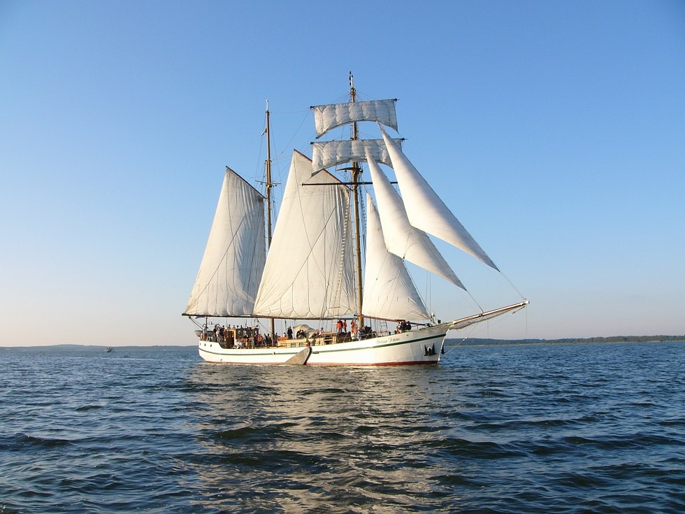 Die &raquo;Weisse D&uuml;ne&laquo; // &copy; Weisse D&uuml;ne Segeltouren