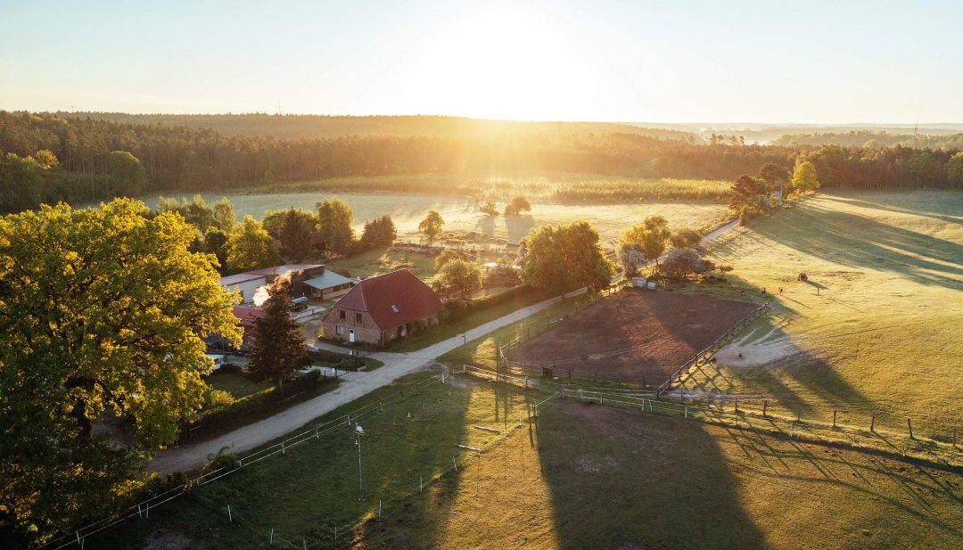 Der Bauernhof Bruchm&uuml;hle in der Mecklenburgischen Seenplatte