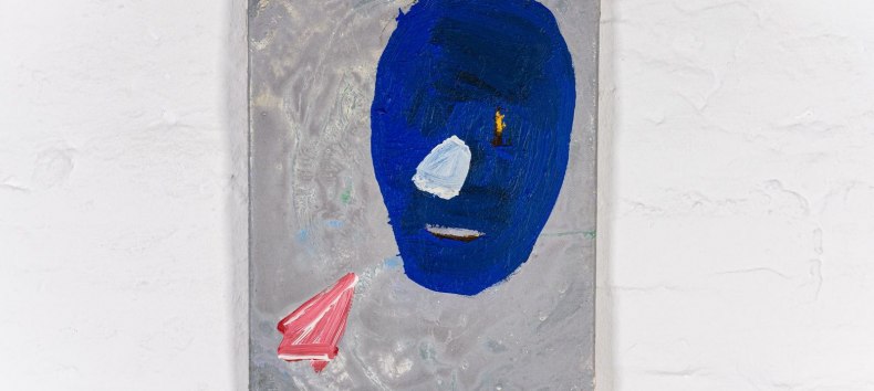 1994;  40x30x2 cm, &Ouml;l und Acryl auf Leinwand // &copy; (C) J&oslash;rgen Dobloug Estate, Archive & Research