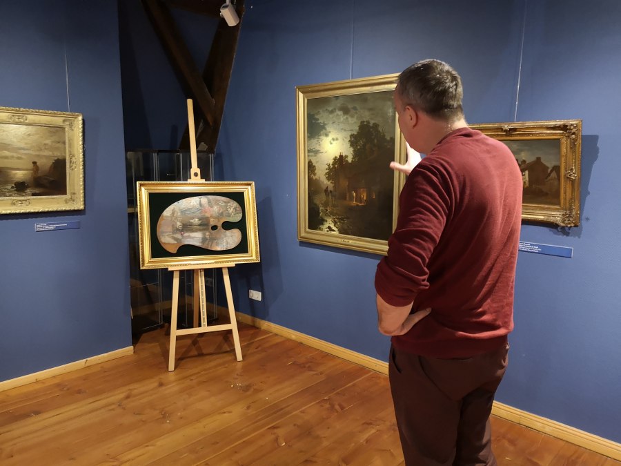 Dauerausstellung Der Mondscheinmaler "Louis Douzette", © Stadt Barth