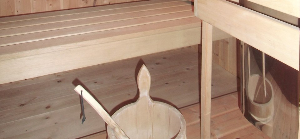 Die Ferienwohnungen haben auch eine Sauna zum Entspannen, &copy; F. Krull