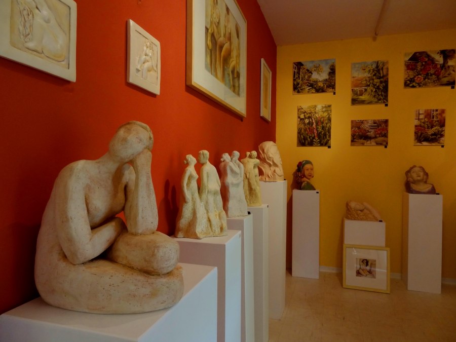 In der Galerie sind vor allem Gemälde und Plastiken zu sehen, © Christine Radecke In der Galerie sind vor allem Gemälde und Plastiken zu sehen, © Christine Radecke