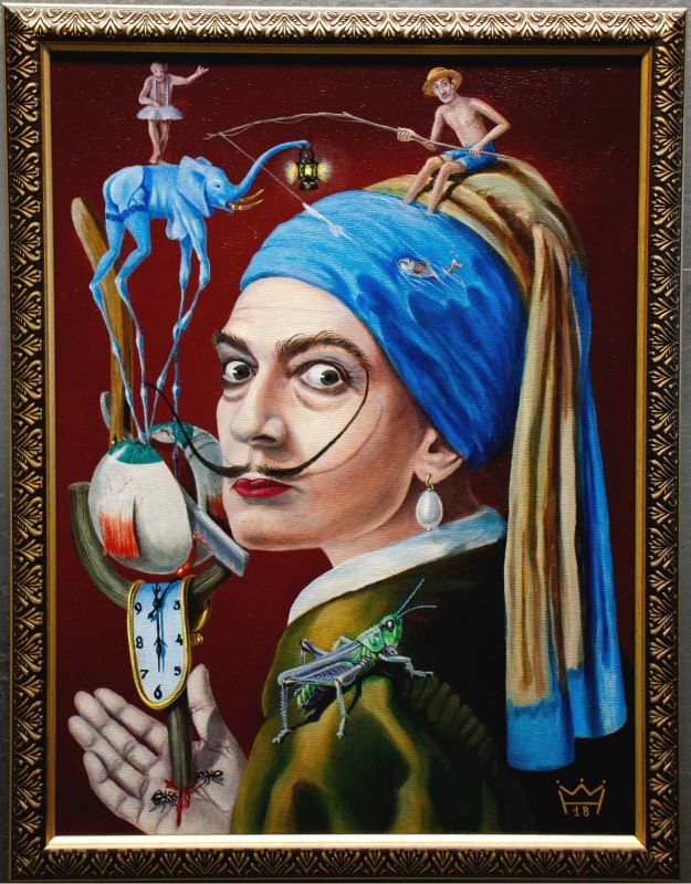 Olieverf op doek 2018 // &copy; Harry Wittmaier