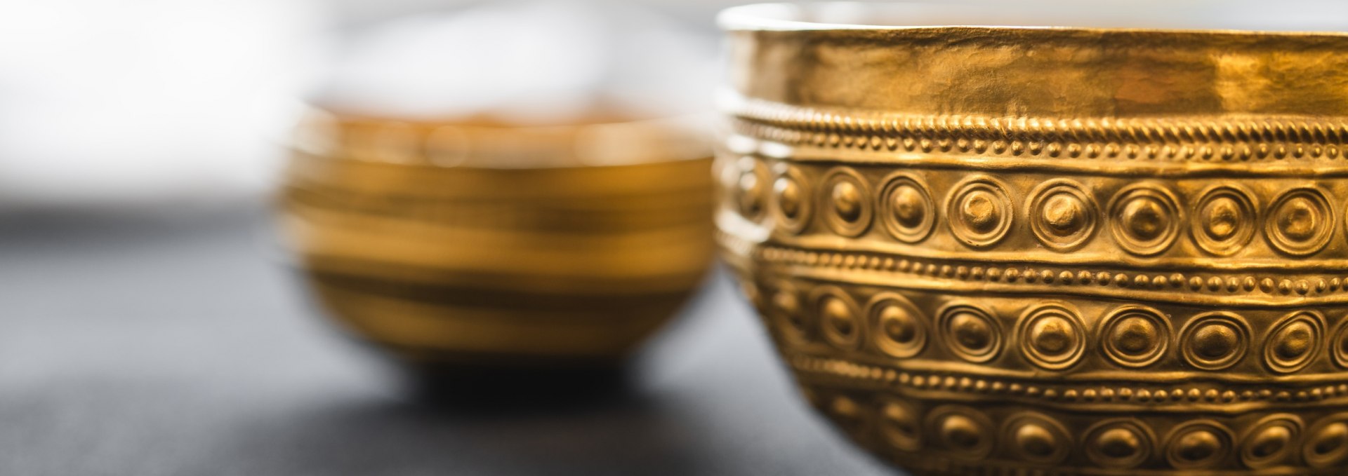 Erntedank: Die Langendorfer Goldschalen wurden im 19. Jahrhundert auf einem Acker entdeckt, © TMV/Gross