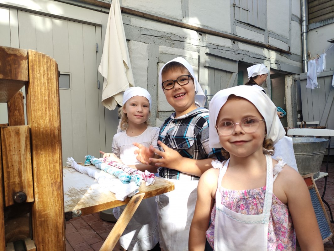 Waschtag an der Mangel, &copy; Jana Koch