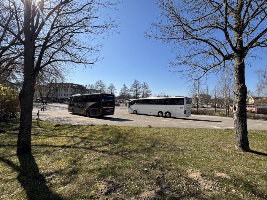 Busparkplatz Zentrum, © Waren (Müritz)-Information Busparkplatz Zentrum, © Waren (Müritz)-Information