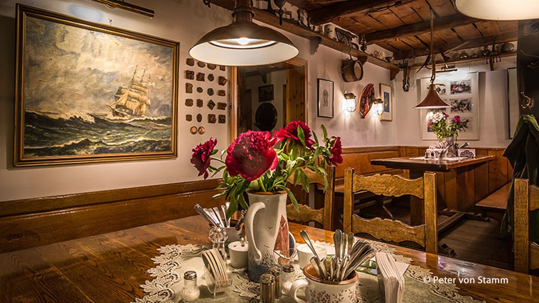 Innenaufnahme vom R&auml;ucherhaus Ahrenshoop, &copy; Peter von Stamm