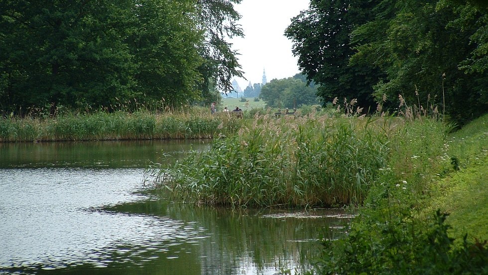 Sichtachse vom Park aus nach Greifswald (C. D. Friedrich-Blick) // &copy; Barockschlo&szlig; zu Griebenow e.V.