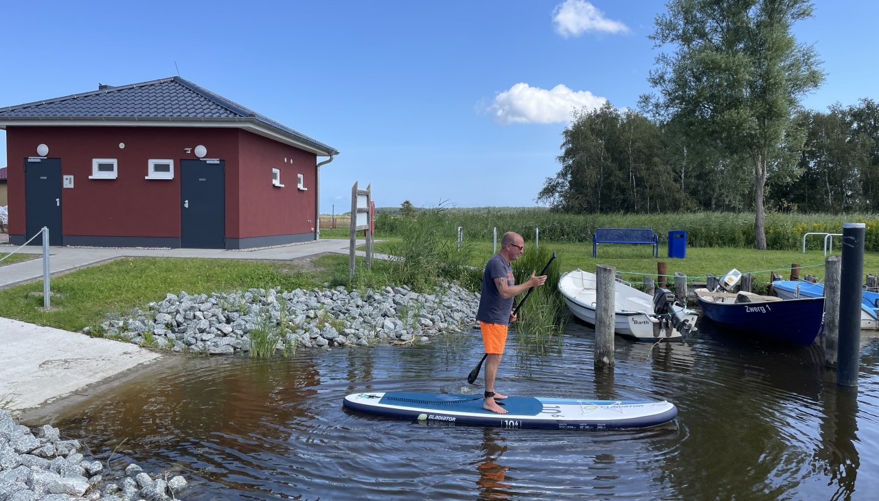Hafen mit Wasserwanderrastplatz, &copy; TZ S&uuml;dliche Boddenk&uuml;ste