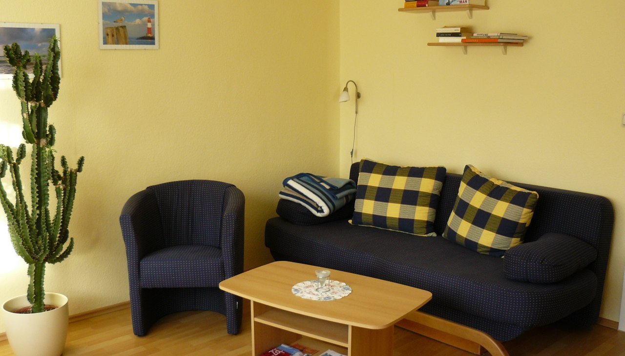 Wohnzimmer mit Sitzecke, © Jörg Krüger