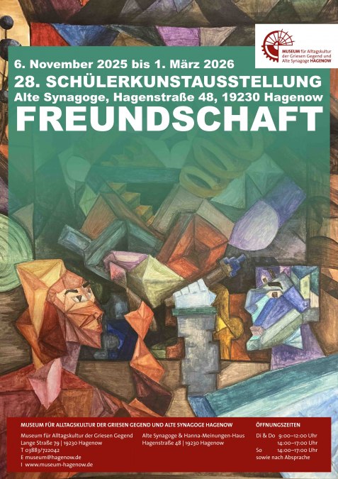 Plakat der Sch&uuml;lerkunstausstellung, &copy; Museum Hagenow