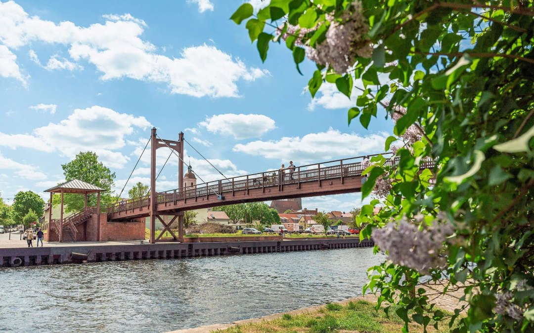 Fußgängerbrücke in Anklam // © MV-T/Tiemann Fußgängerbrücke in Anklam // © MV-T/Tiemann