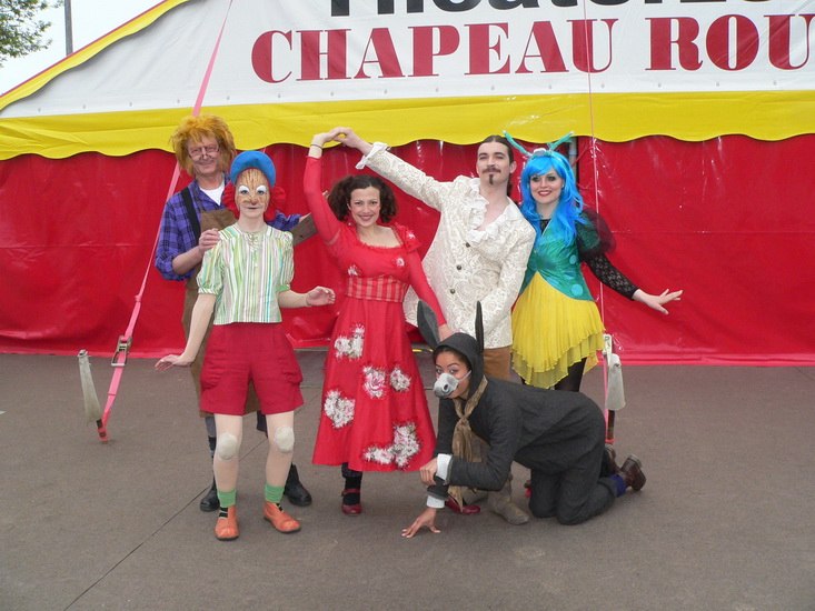 Theaterzelt Chapeau Rouge, © Krüger-Vorpommersche Landesbüne Theaterzelt Chapeau Rouge, © Krüger-Vorpommersche Landesbüne